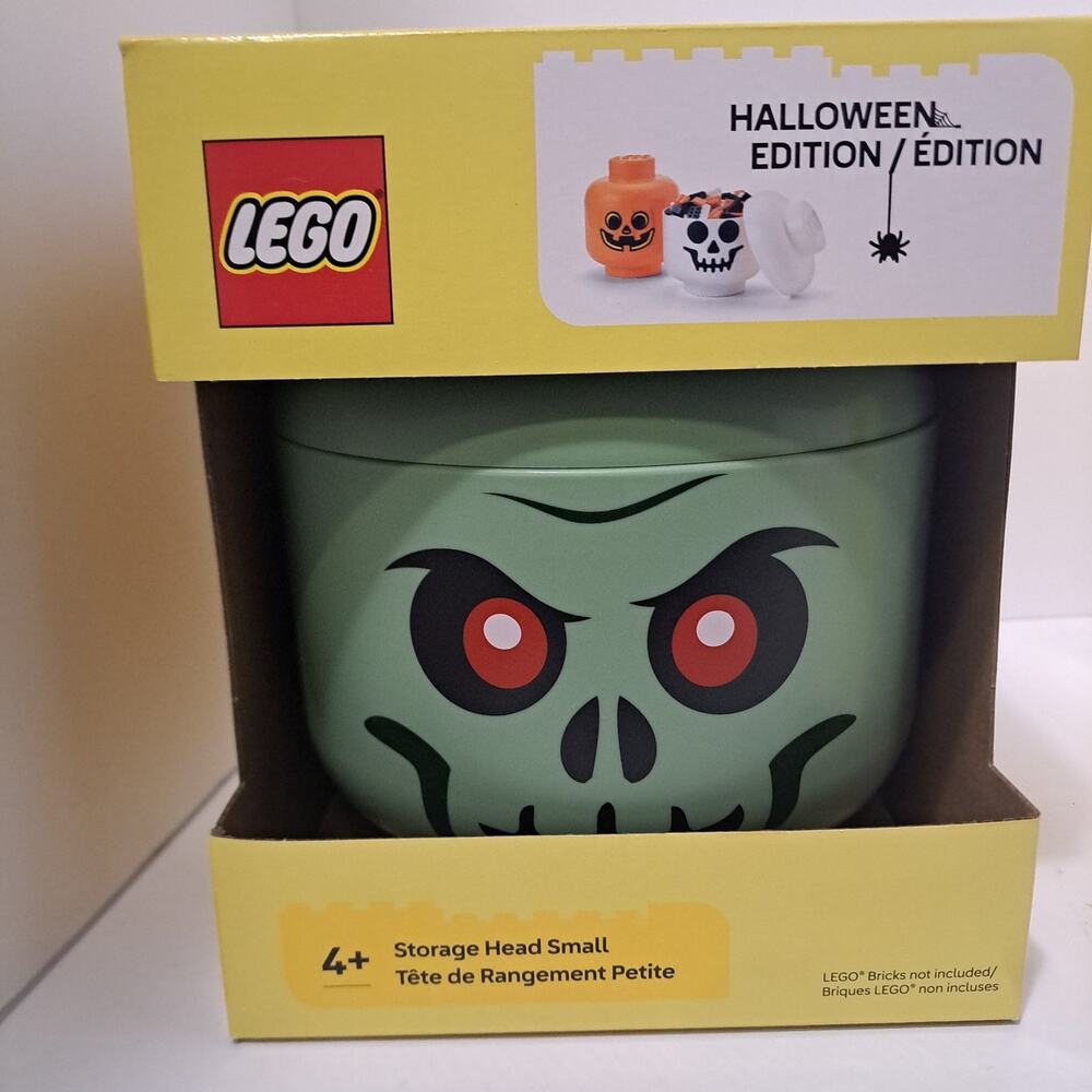 LEGO Halloween Green Skeleton Head Small